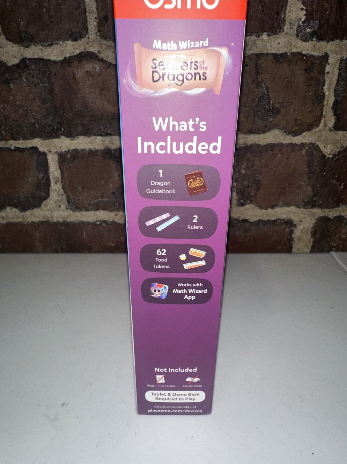 Osmo Math Wizard And The Secrets Of The Dragons For iPads & Fire Tablets**NEW**