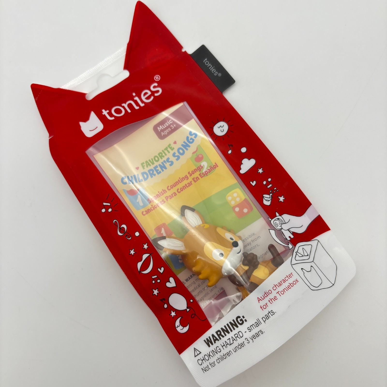 Tonies Fox Favorite Children’s Songs: Spanish Counting Songs Audio Toy Figurine