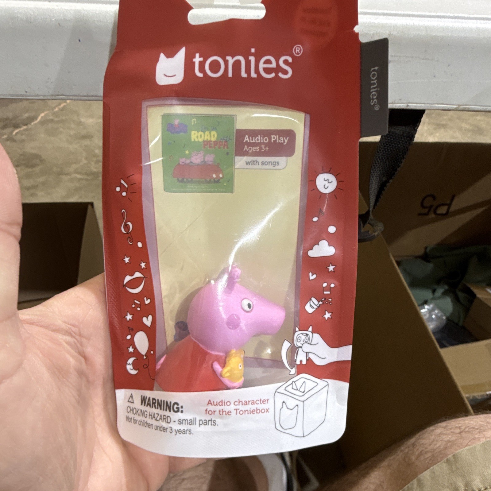 tonies Peppa Pig “On the Road with Peppa” Audio Play Tonie for Toniebox Ages 3+