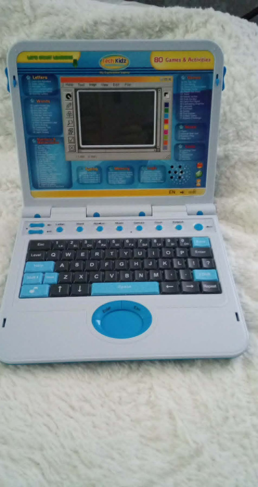 NO MOUSE NO KEYBOARD Tech Kidz My Exploration Educational Toy Laptop Only Tested
