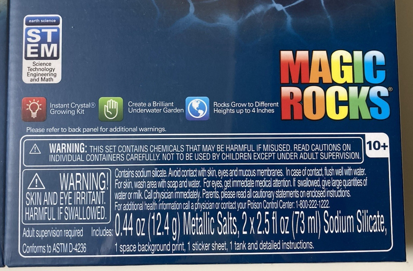 Smithsonian STEM Activity Kits 2 Box Set Magic Rocks + Rock & Gem Dig New Sealed