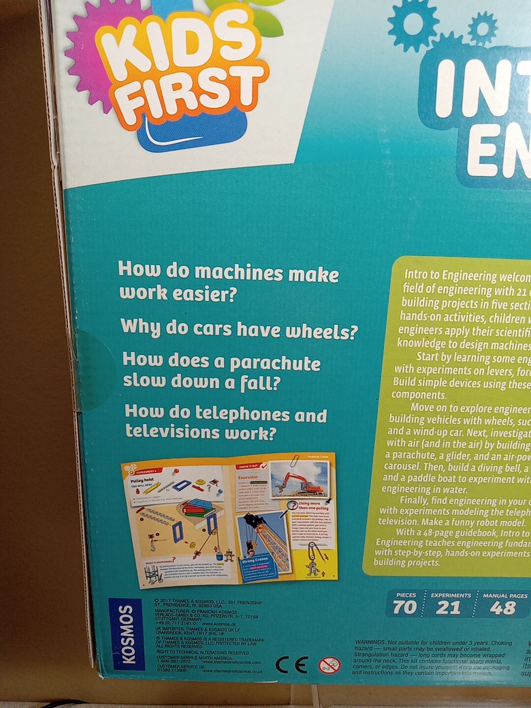 Intro to Engineering Science Kit Kids First Thames & Kosmos New in Box