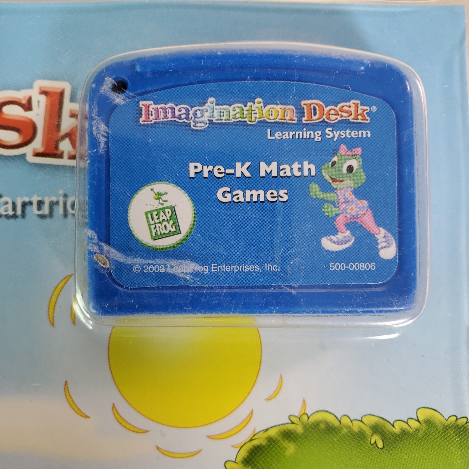 Leapfrog Imagination Desk Pre K Math Games Lesson 3 Book & Cartridge New