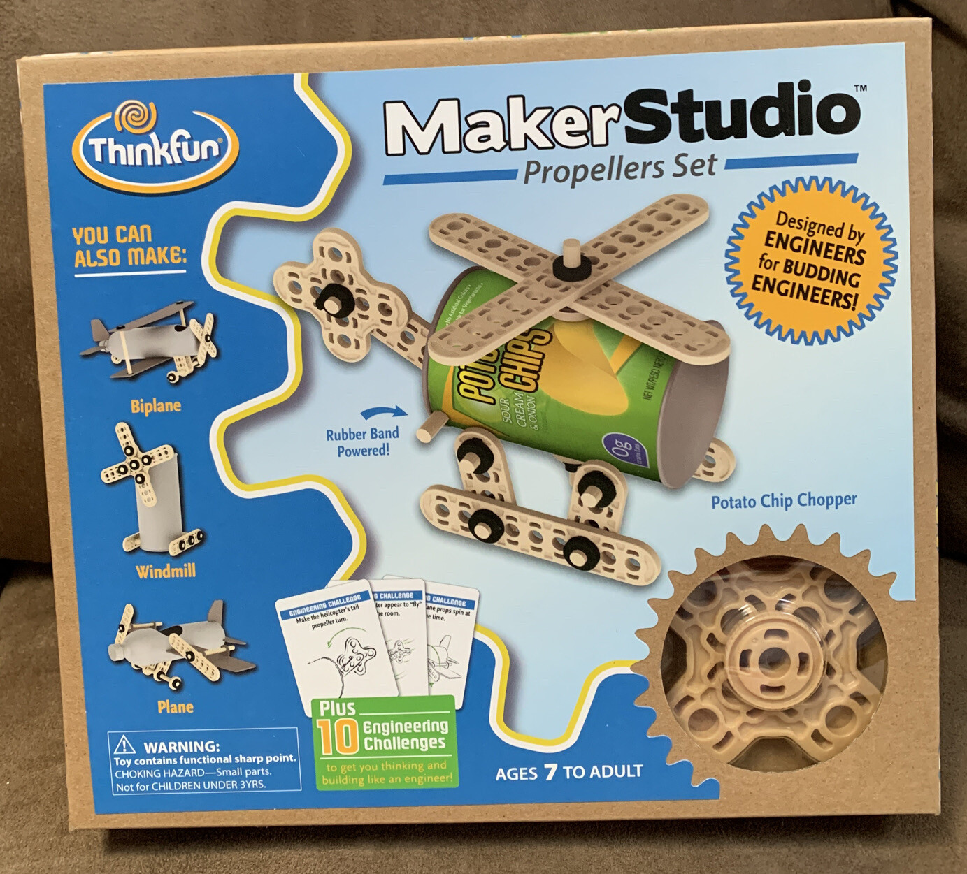 Thinkfun Maker Studio: PROPELLER SET – 10 Challenges Stem Building Kit, Ages 7+
