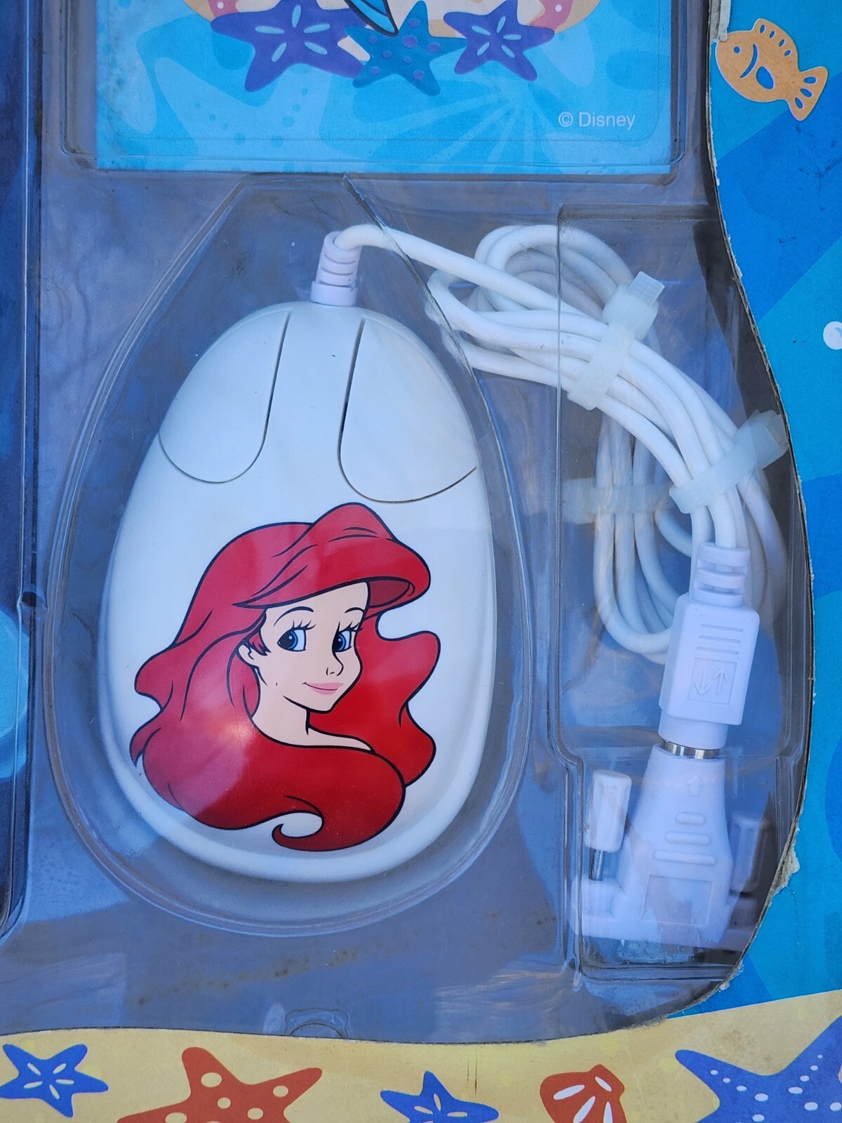 Vintage Walt Disney Interactive Little Mermaid Computer Kit Mouse Pad Stickers
