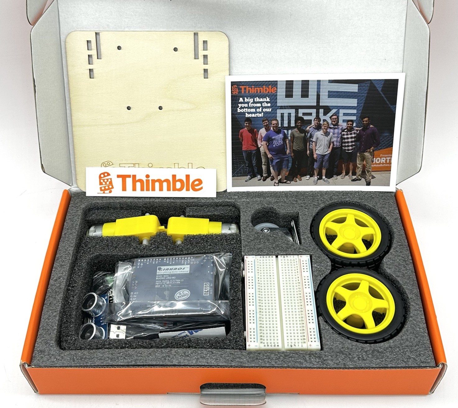 Thimble Thimble.io Wi-Fi Bot STEM Robotics Kit Complete NEW UNUSED OPEN BOX