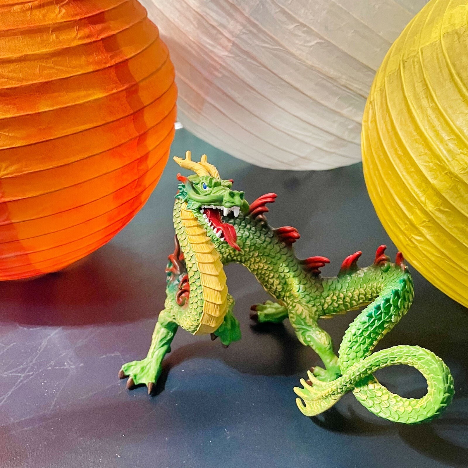 Chinese Dragon Safari Ltd Draco Toy Fantasy Mythical Oriental Luck Wisdom Green