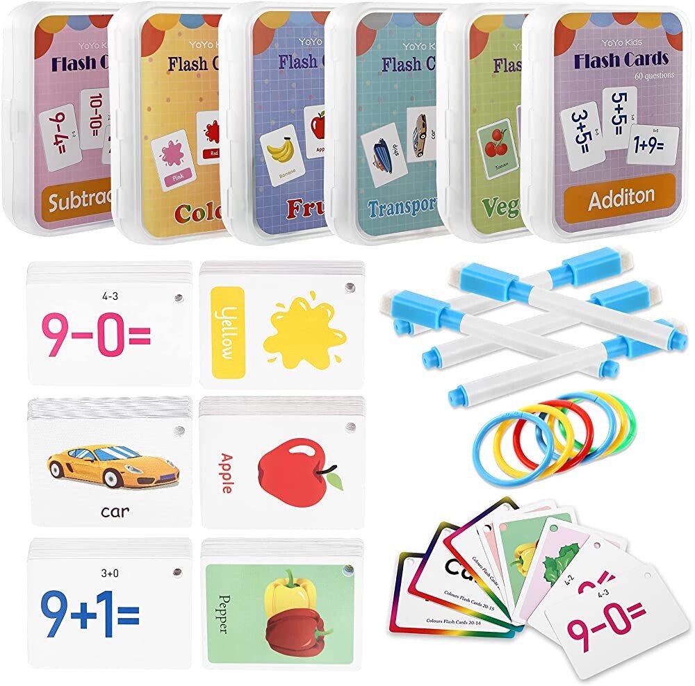 Learning English Words flashcards for toddlers 2-4 years Educational cards Toys
