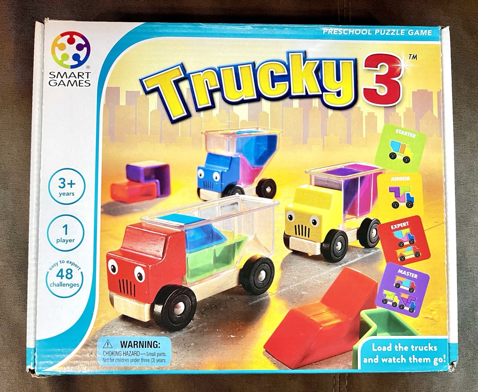 Smart Games Trucky 3 Educational Skill-Building Logic Puzzle Game Ages 3+