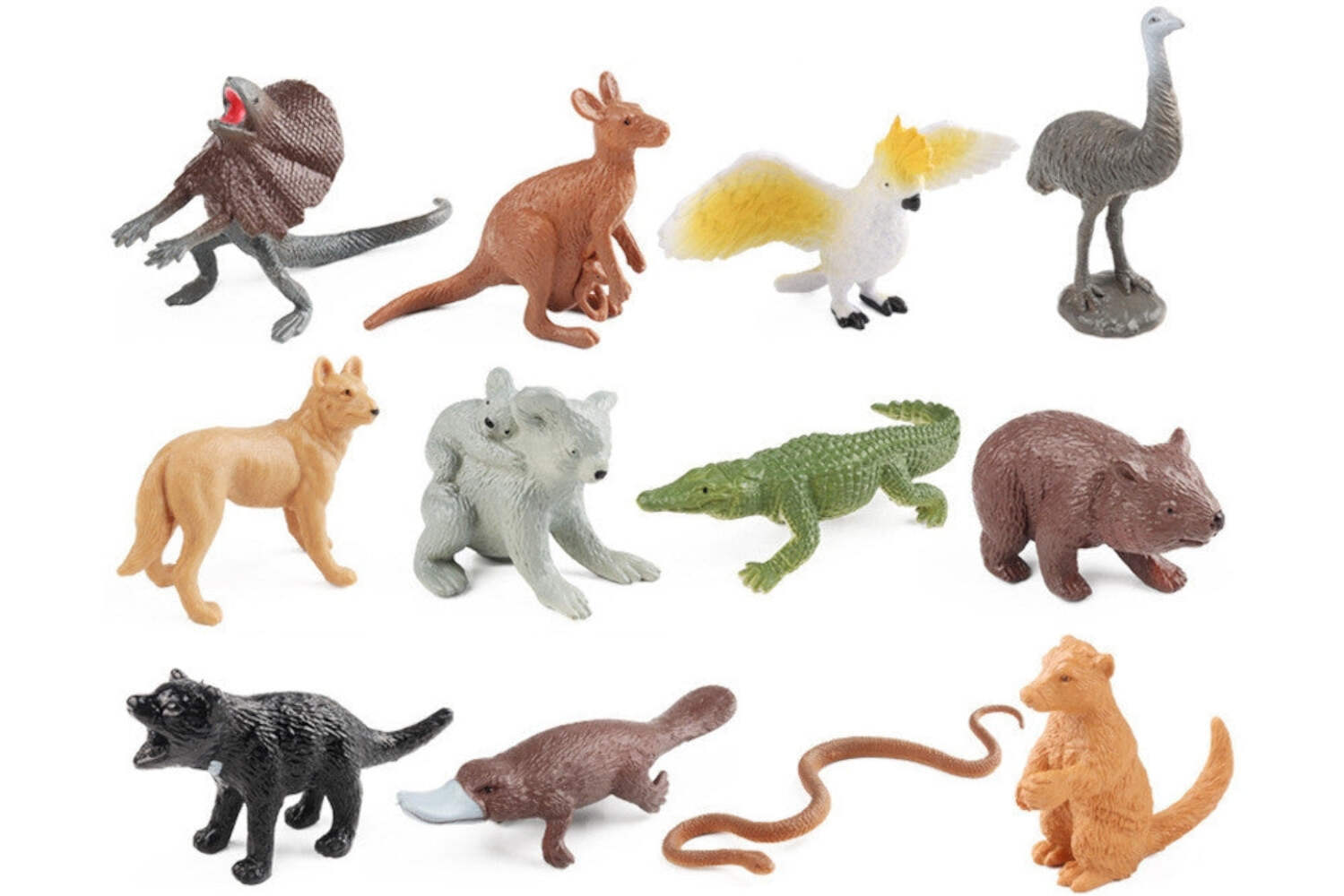 12 Animals of Australia Models – MONTESSORI BIOLOGY MATERIALS