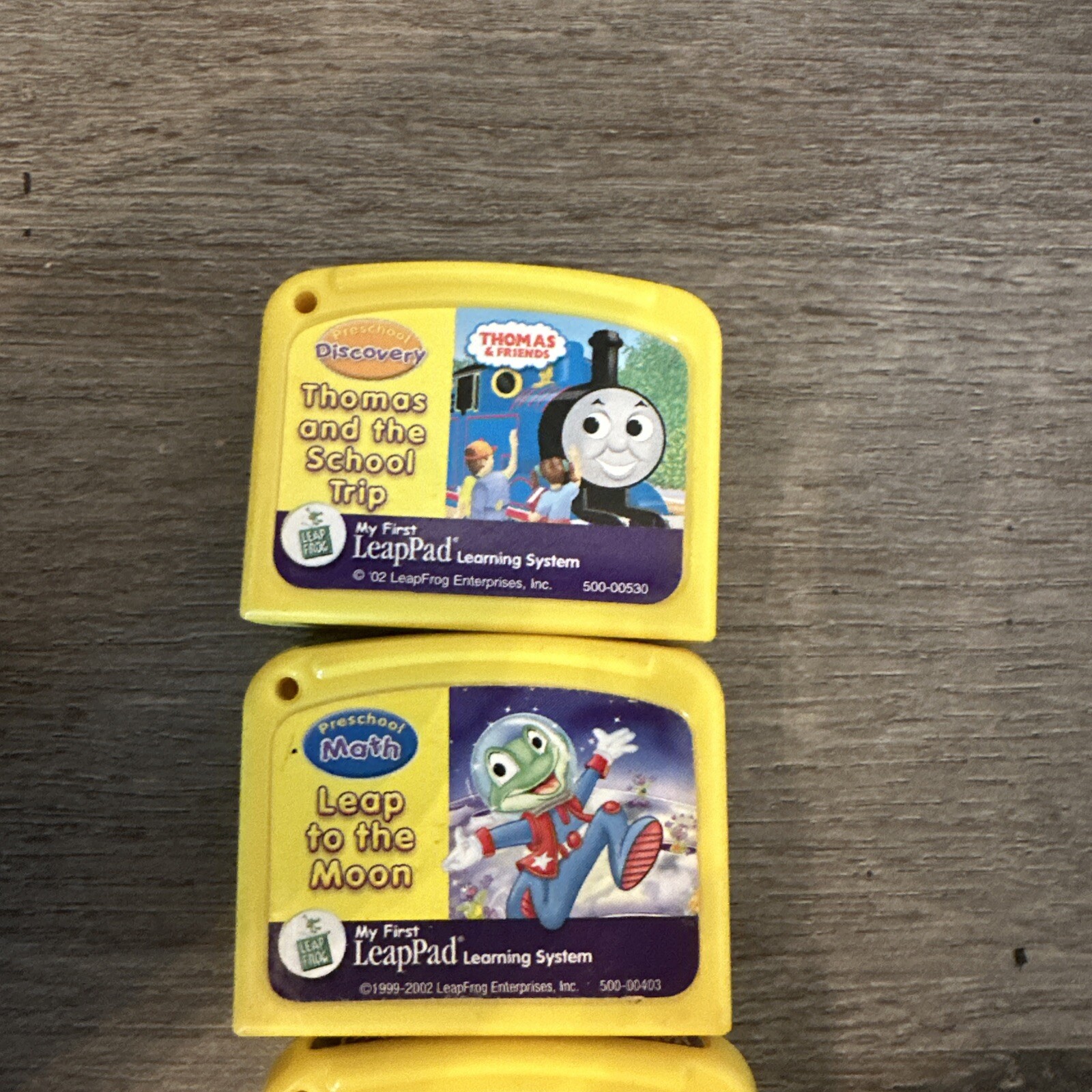Leapfrog My First LeapPad Cartridges Lot Of 4 Game Cartridges Untested