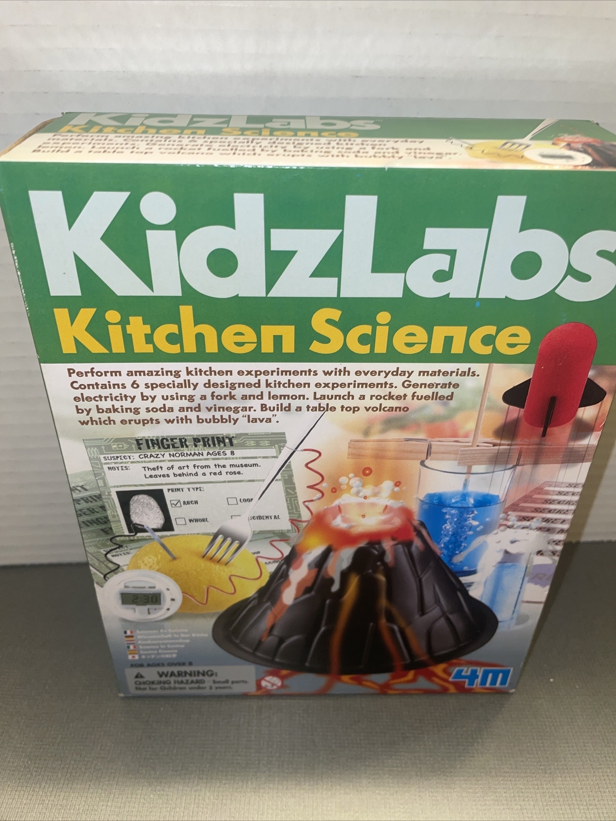 Kitchen Science Containing 6 Experiments Kidz Labs Fun Science Product 4M New