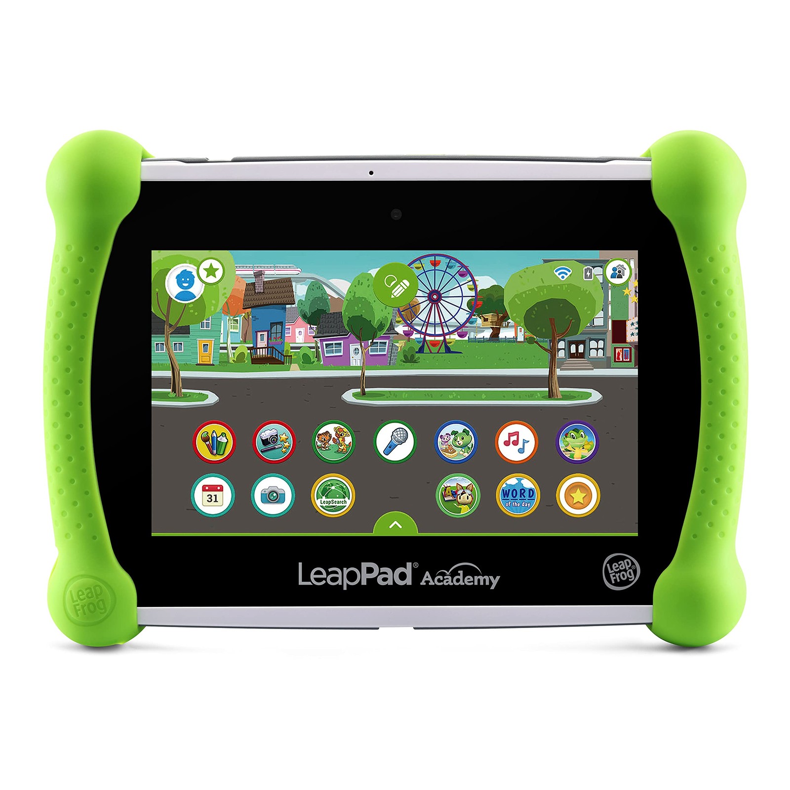 LeapFrog LeapPad Academy Kids’ Learning Tablet, 8.5″ x 5.9″ x 0.6″, Green