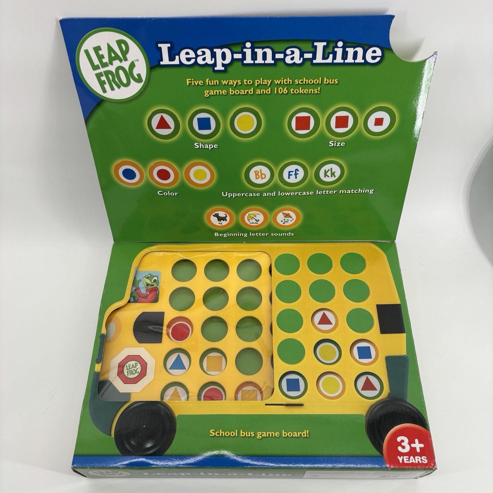 Leap Frog Leap in a Line Ready for School Skills 3+ Yrs 2005 Complete Preschool
