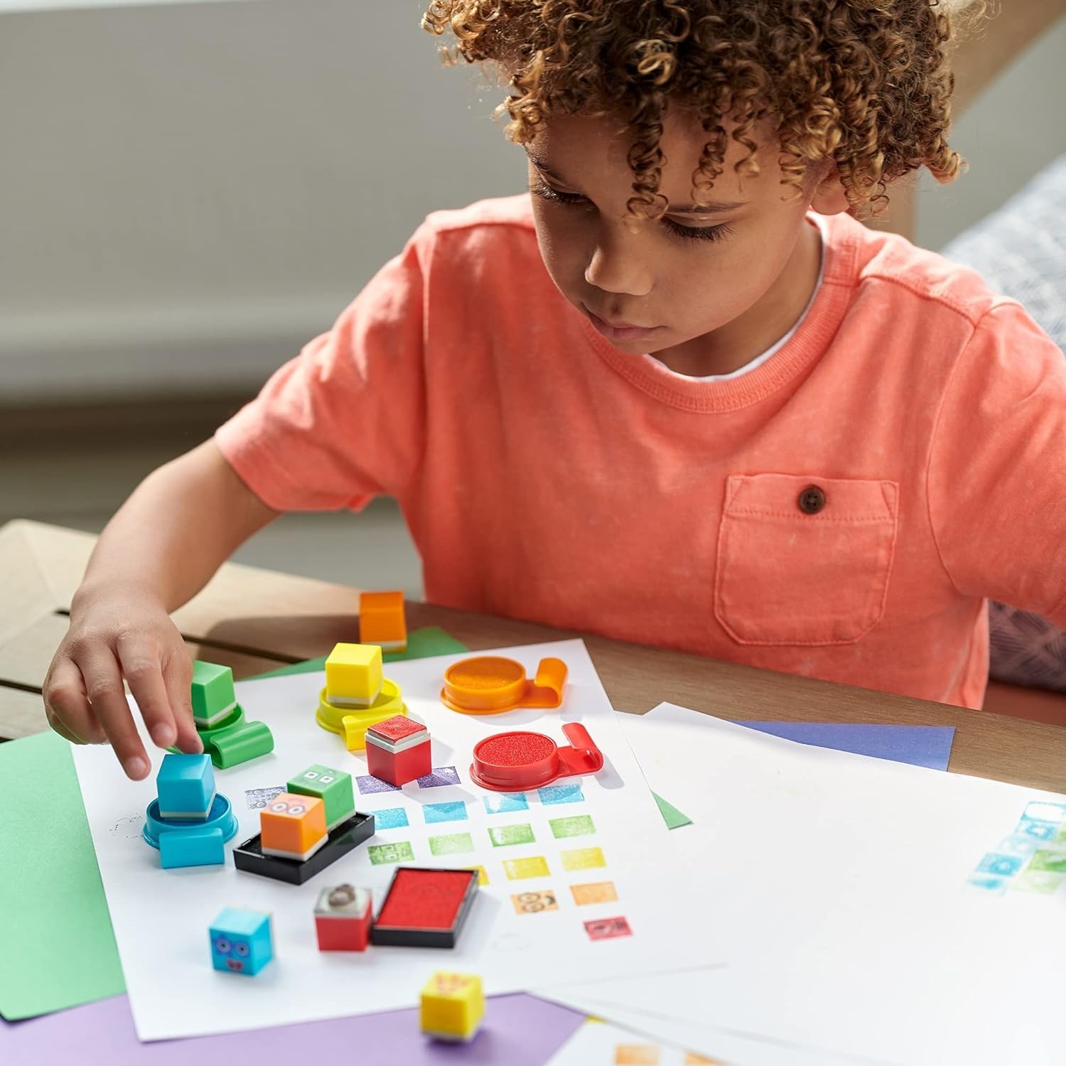 Fun Numberblocks Stamp Activity Set for Kids: 20 Stamps for Creative Learning