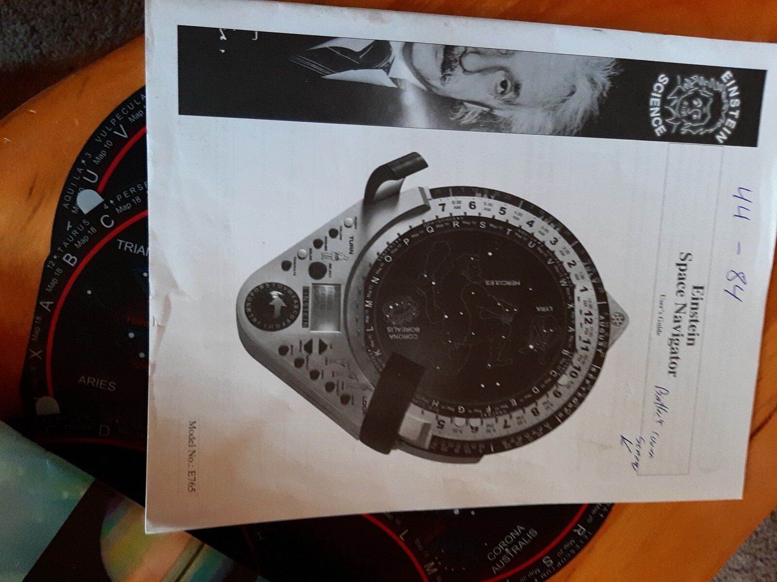 Einstein Space Navigator- Includes Einstein’s Guide to the Sky.