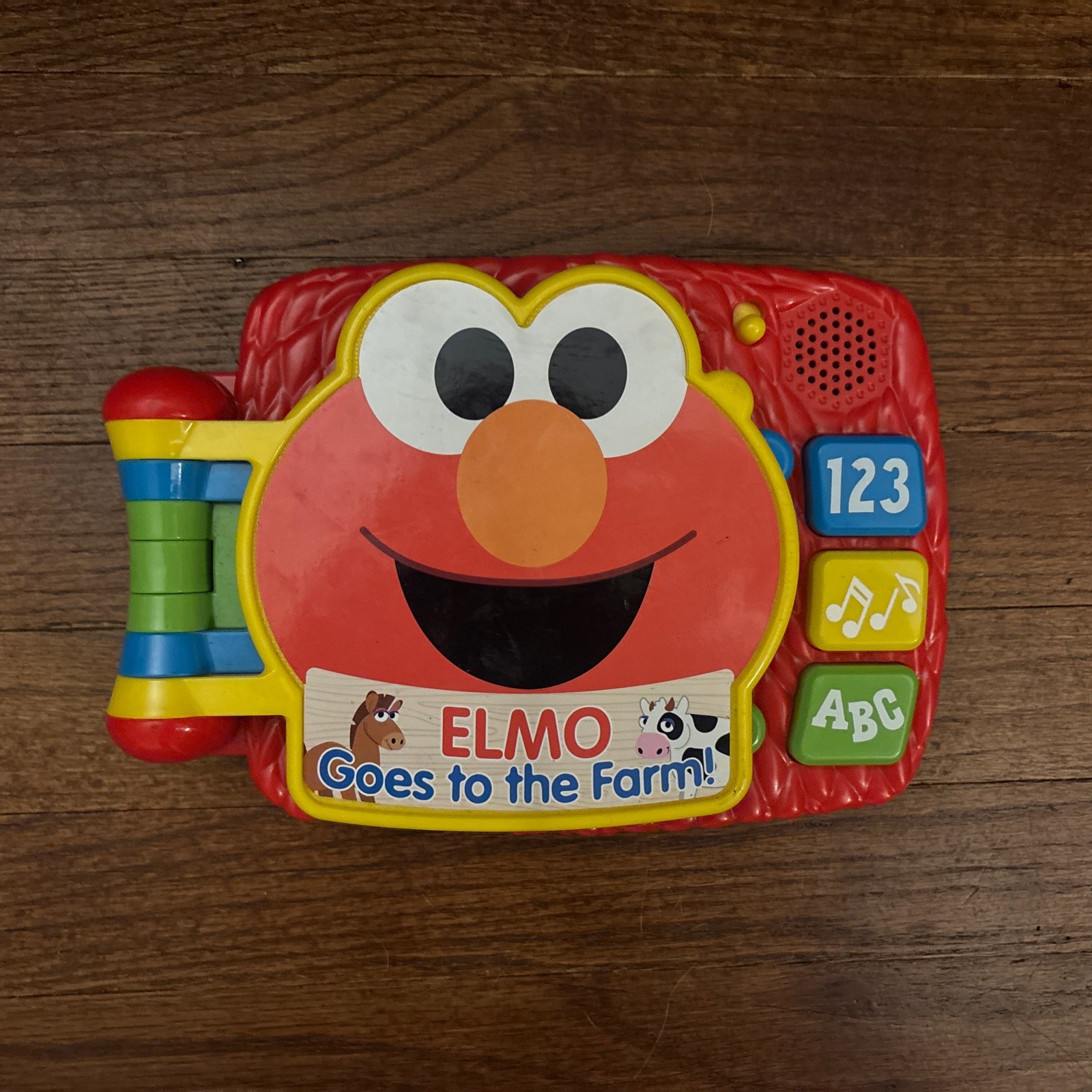 Sesame Street Elmo Goes to the Farm Interactive Musical Toy Book Letters/Numbers