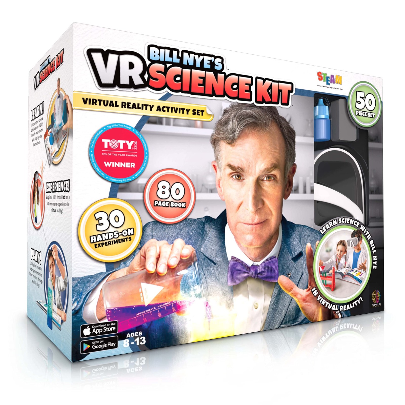 Bill Nye’s VR Science Kit – Virtual Reality Kids Science Kit, Book and Intera…