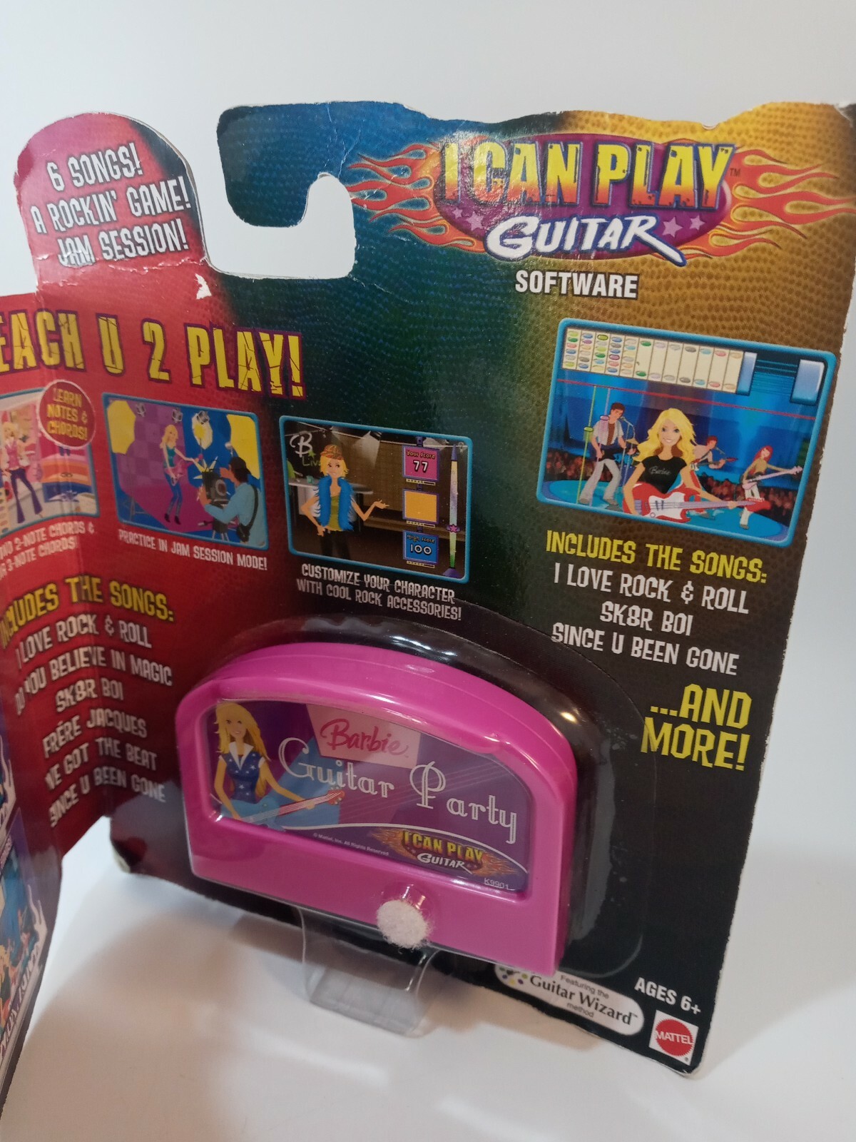 I Can Play Guitar Party Barbie Cartridge Learning Music Game Software NIP. (A)