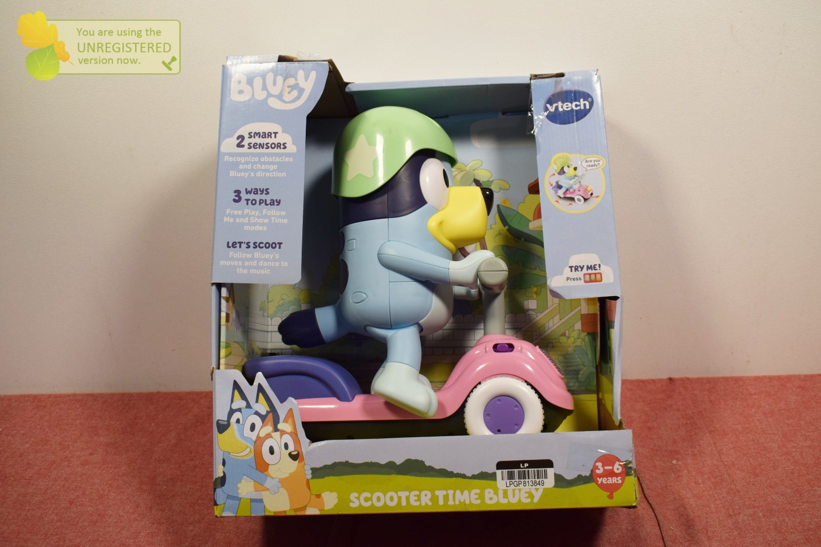 VTech Bluey Scooter Time Bluey