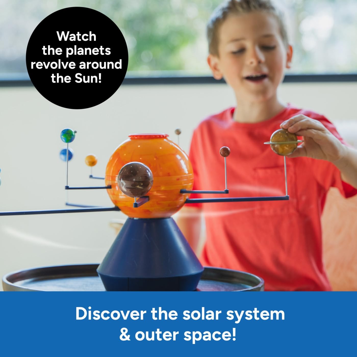 GeoSafari Orbiting Solar System & Projector – Model Solar System for Kids, Ou…