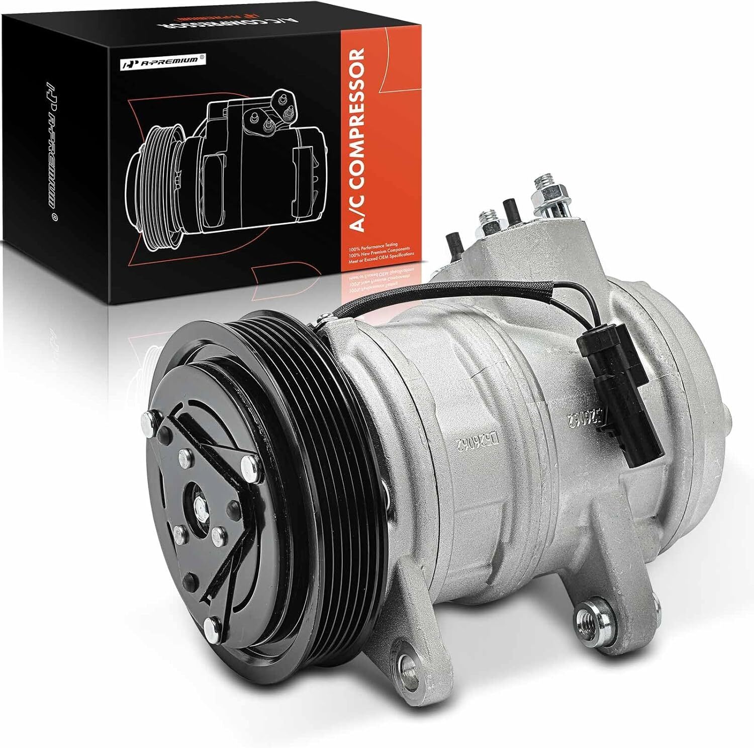 A-Premium Air Conditioner AC Compressor with Clutch Compatible with Dodge Ram