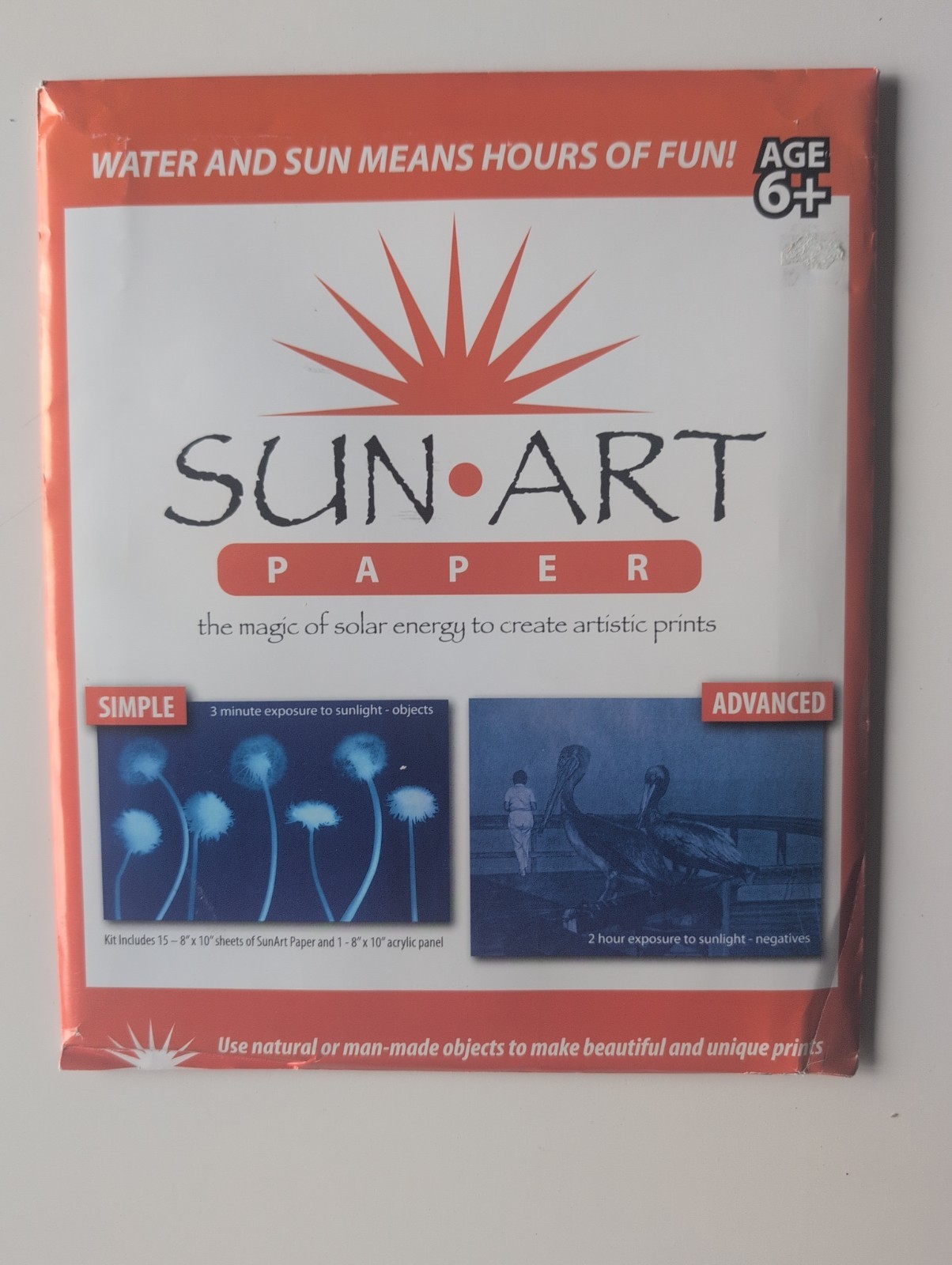 NEW 8″x10″ TEDCO TOYS SUN-ART PAPER 15 Pieces