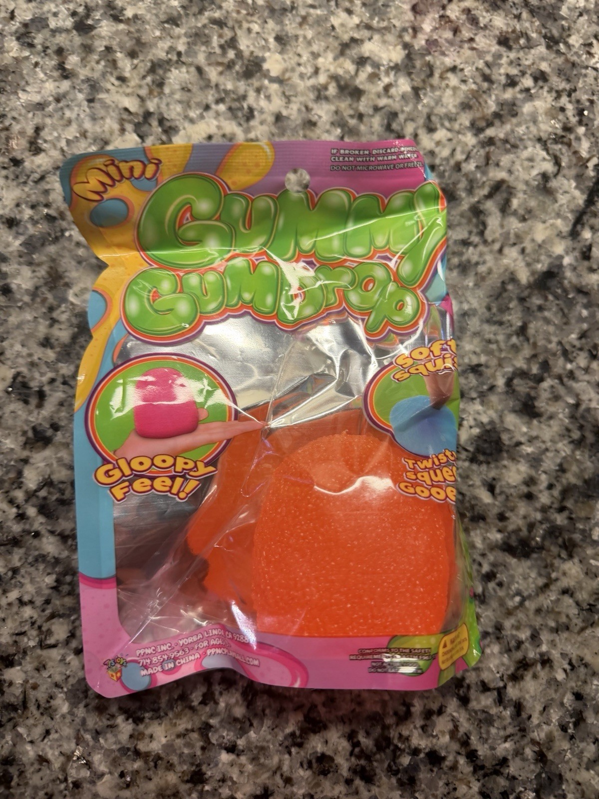 PPNC Gummy Gumdrop Squishy Brand New Orange