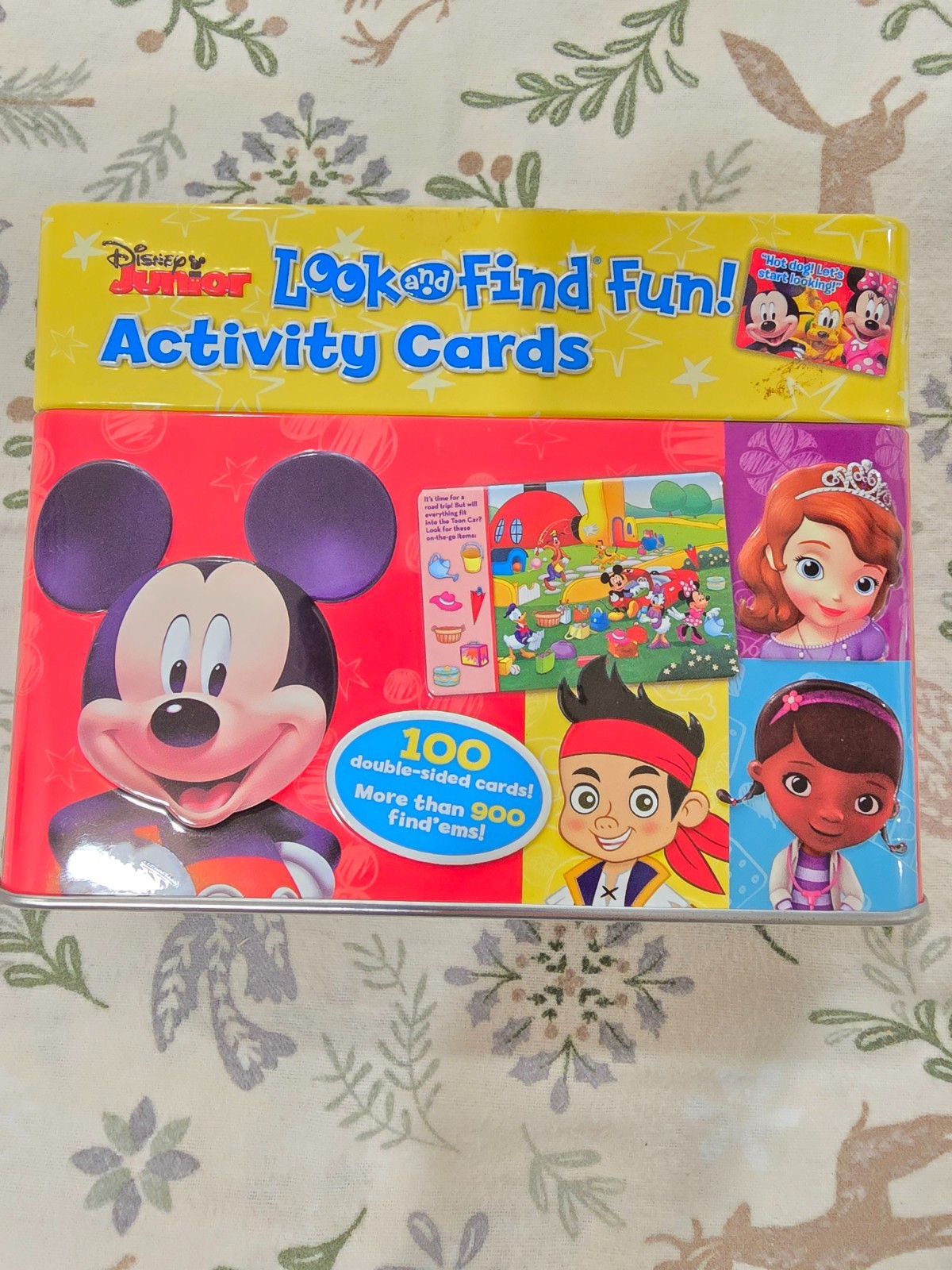Disney Junior Look & Find Fun Activity Cards Game Educational Homeschool