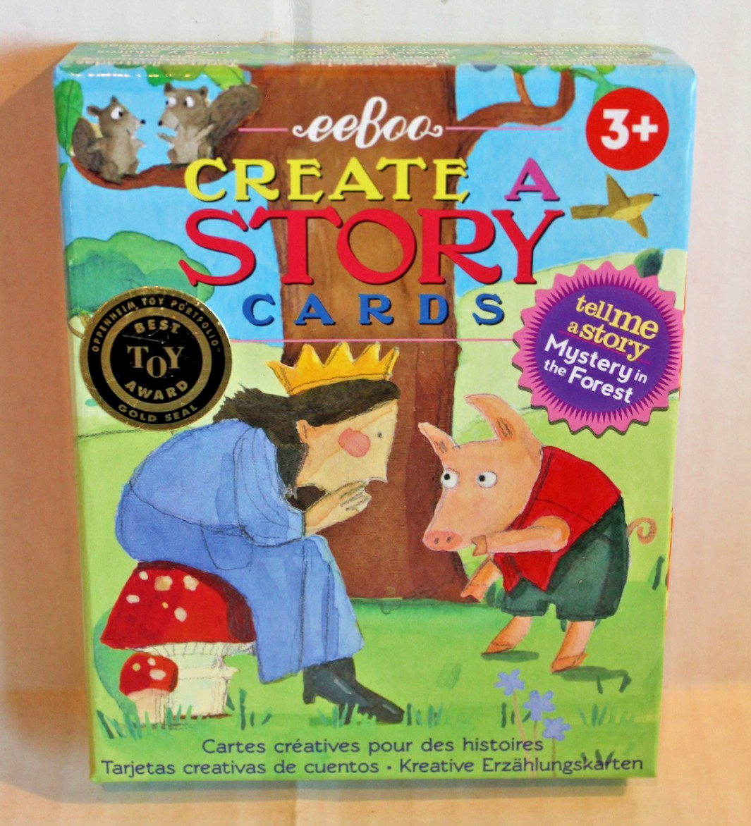 eeboo Create a Story Cards «Mystery in the Forest» Pre-Literacy Educational Toy