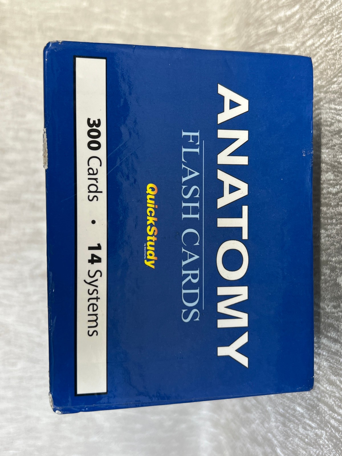 QuickStudy Anatomy Flash Cards 300ct – Full-Color – Study Aid