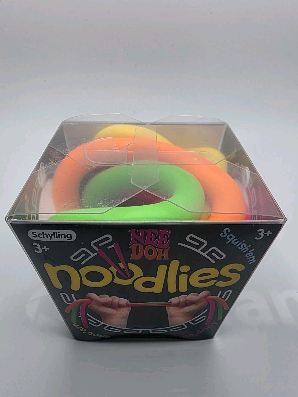 Nee Doh Noodlies Sensory Fidget Toy, 5 Colors, Authentic Schylling HTF Ages 3+