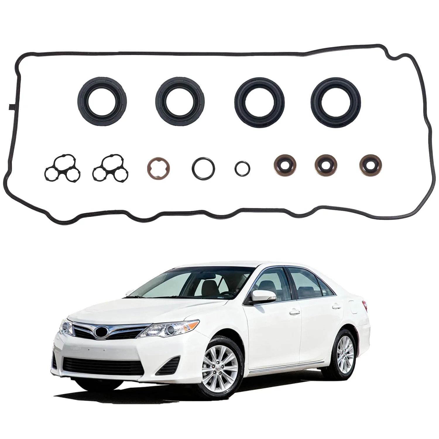 Valve Cover Gasket Compatible with Toyota 2.5L Camry RAV4 Avalon, 2.7L Highlande
