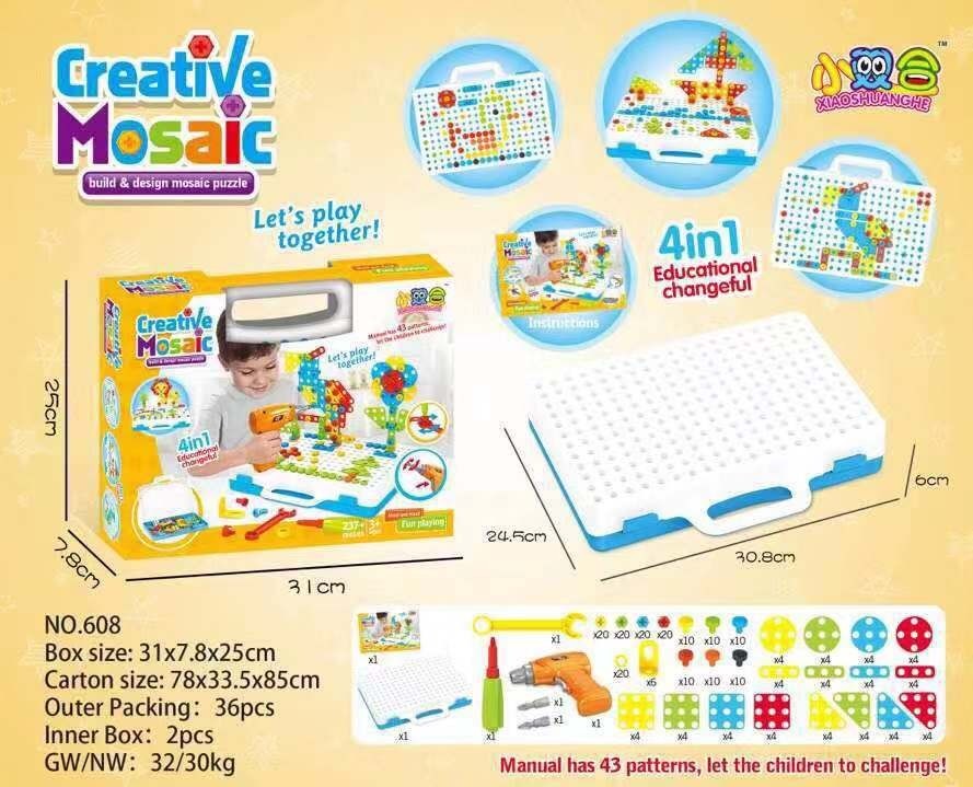 Educational Building Blocks Kit – Creative Construction Sets for Kids Learning S