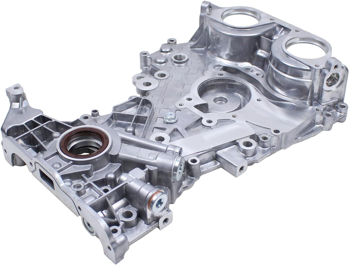 MOTOKU Front Timing Chain Cover Oil Pump Assembly with Gasket for Chevrolet
