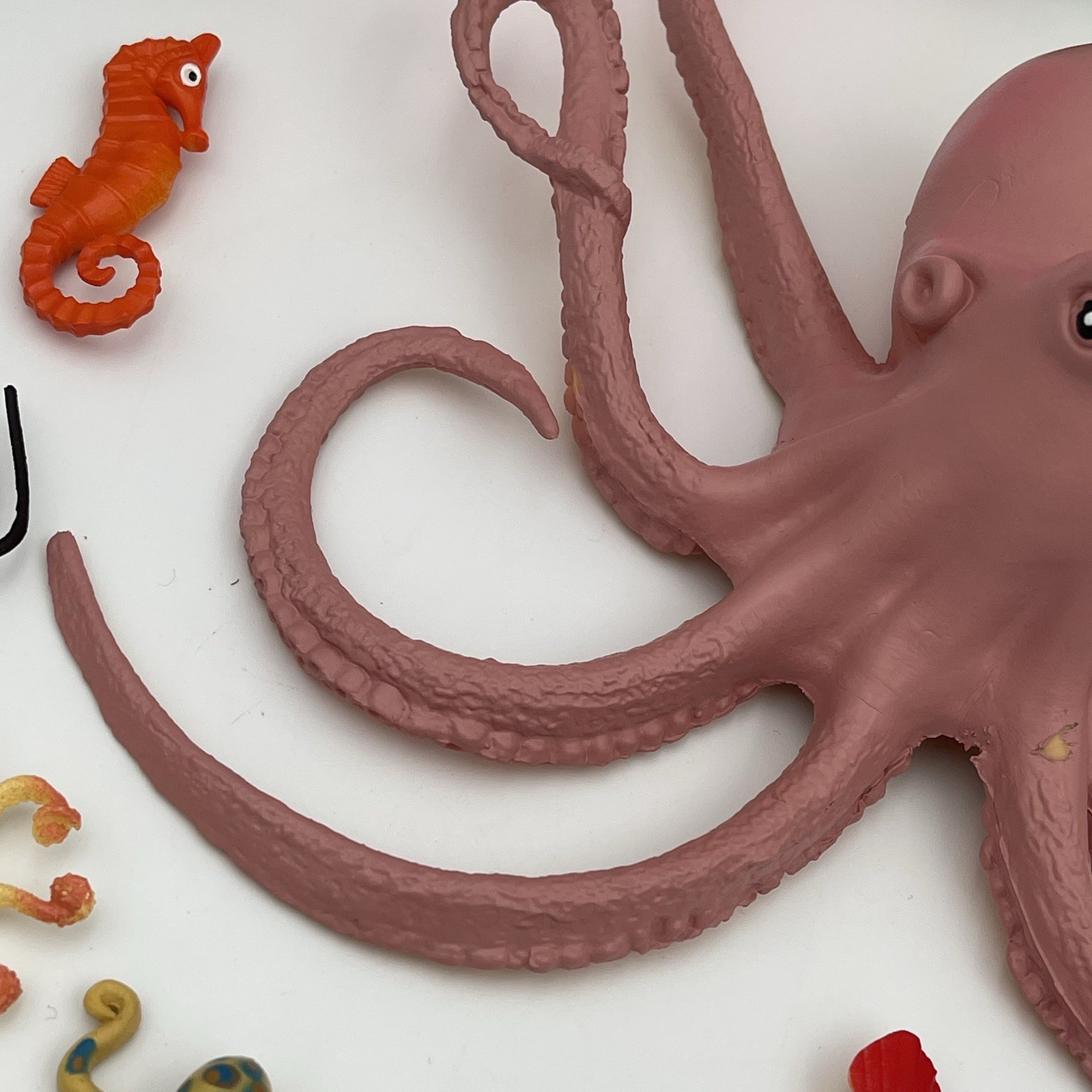 Sea Animal Ocean Creature Toy Lot – Octopus, Seahorse, Turtle, Star Fish, Eel +