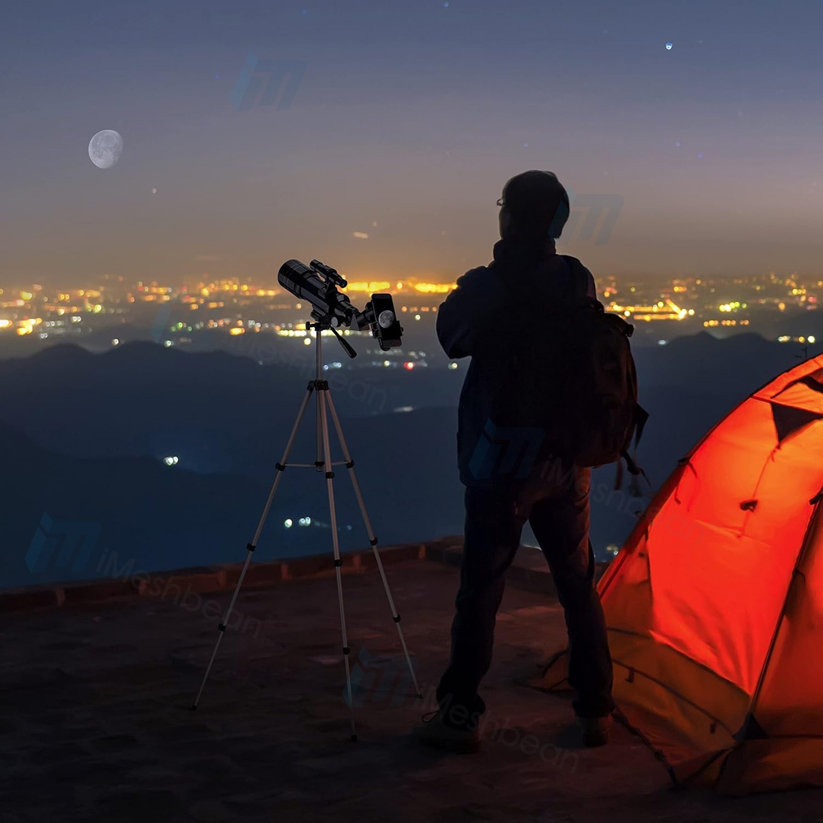 Professional Astronomical Telescope with High Tripod Lunar Mirror HD Viewing