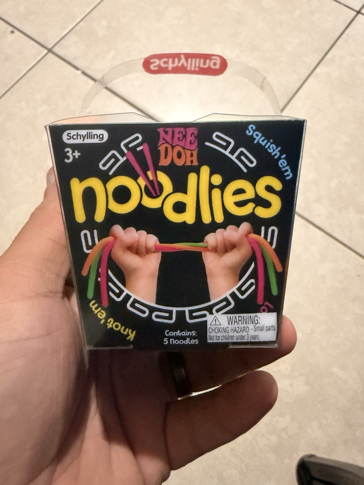 Nee Doh Noodlies Viral Toy Mini Take-Out Box Stress Relief Noodles Fast Ship