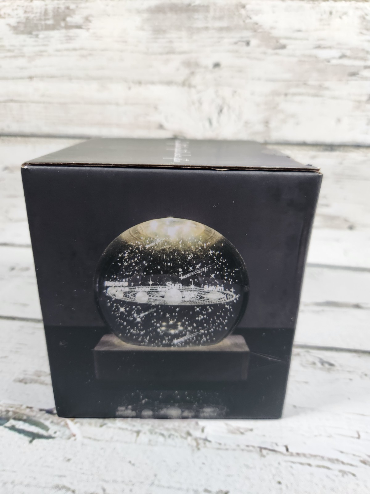 3D Solar System Crystal Ball Universe Gifts Glass Astronomy Globe Decor!!!!