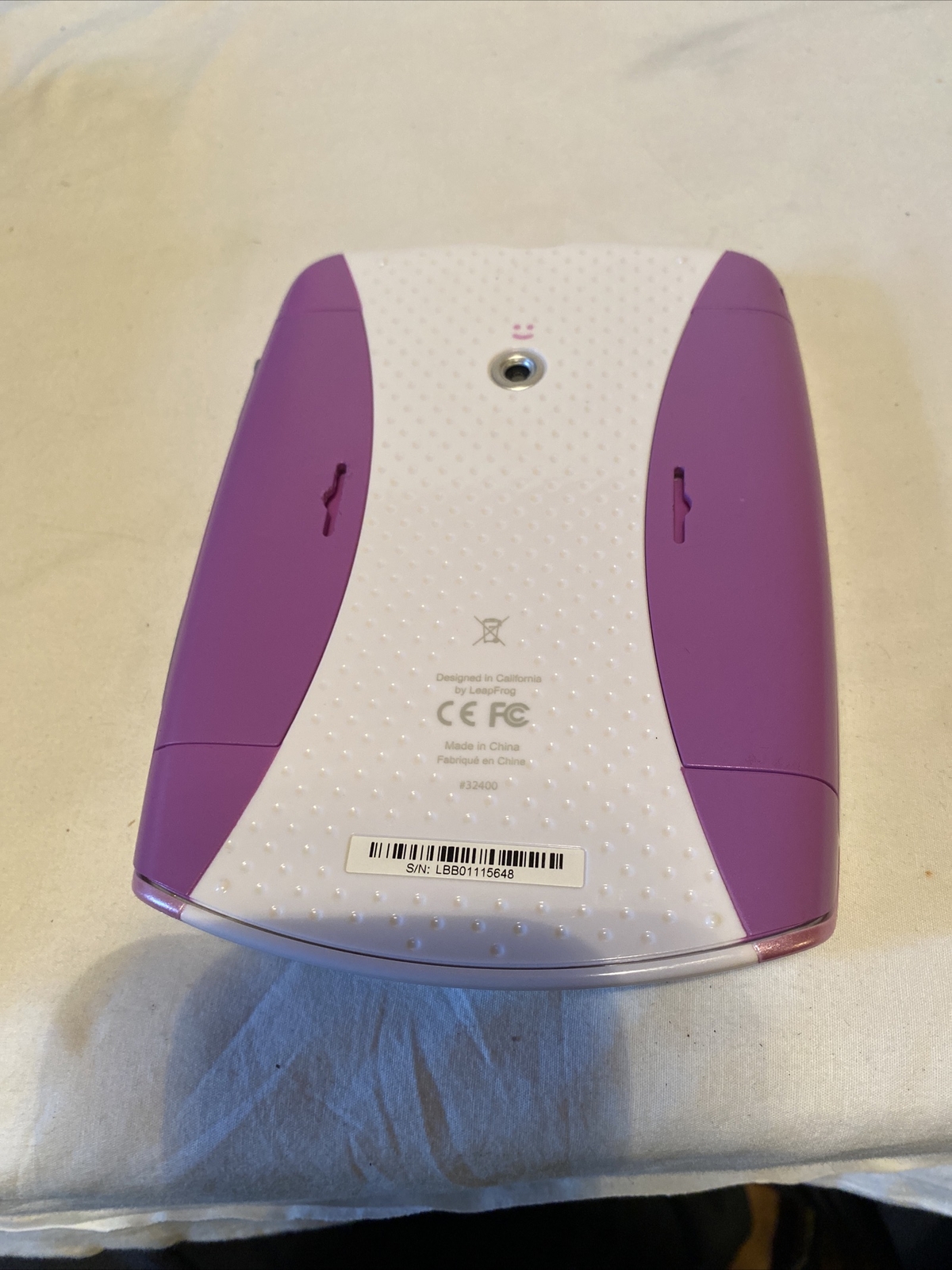 LeapPad LeapFrog #32400 Purple FOR REPAIR OR PARTS !!!!! READ DESCRIPTION