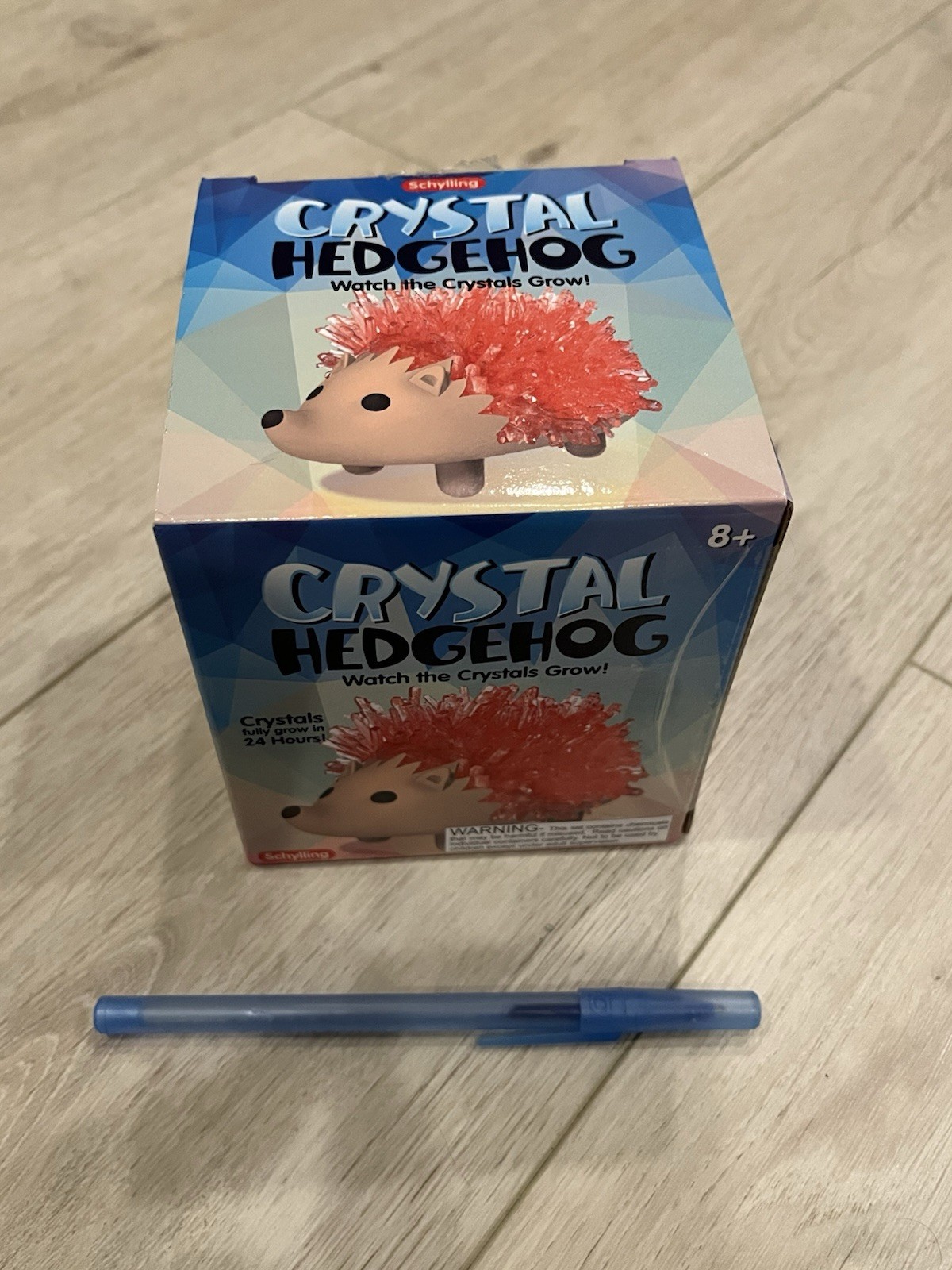NEW Schylling Crystal Hedgehog! Each Is Unique! Watch it Grow In 24 Hours!