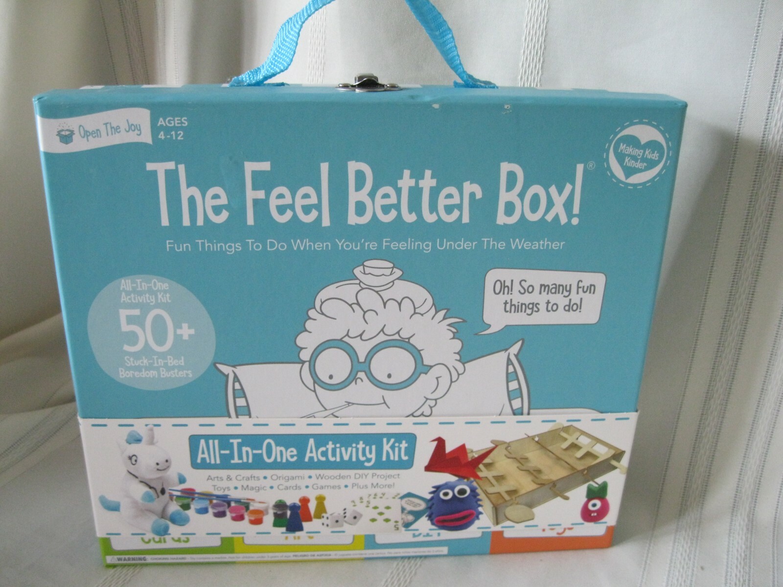 New Open The Joy Activity Box *The Feel Better Box* ages 4-12 50+ Activities