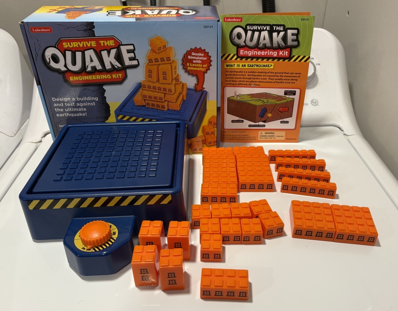 Lakeshore Survive The Quake Engineering Kit Simulator Stem Tested Missing Piece