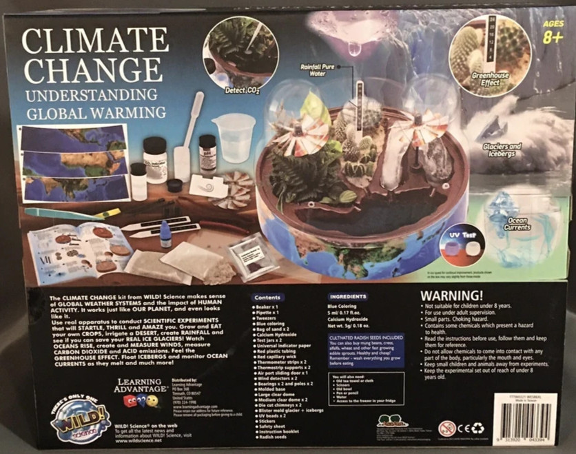 NEW Wild Environmental Science Climate Change Global Warming STEM Science Kit