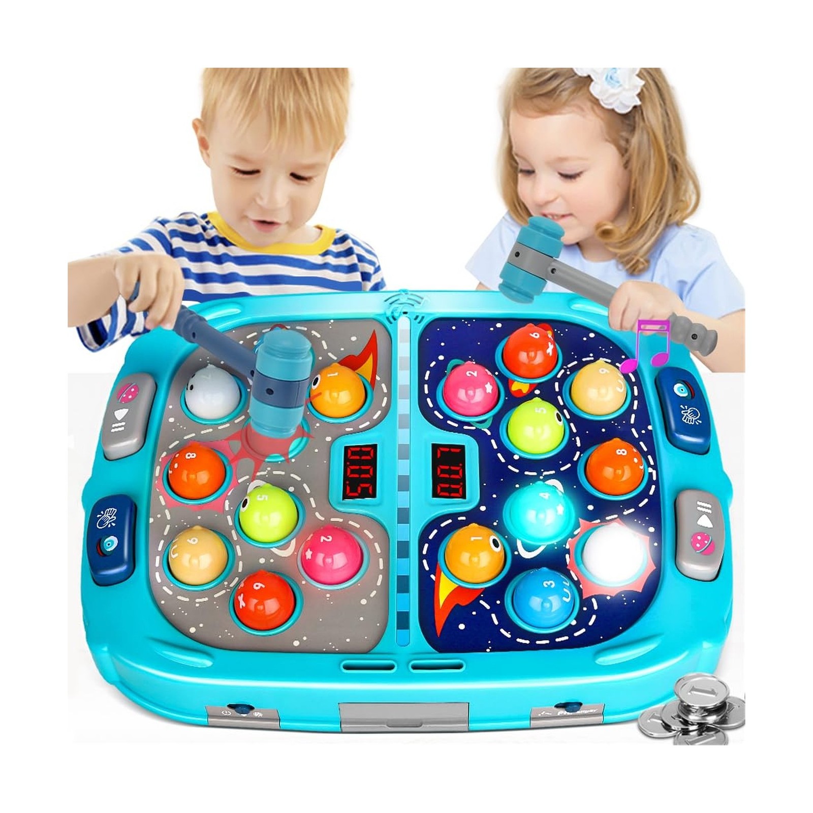 Whack Game Mole for Toddlers, Toys for 3-12 Year Old Boys and Girls… Fast Ship