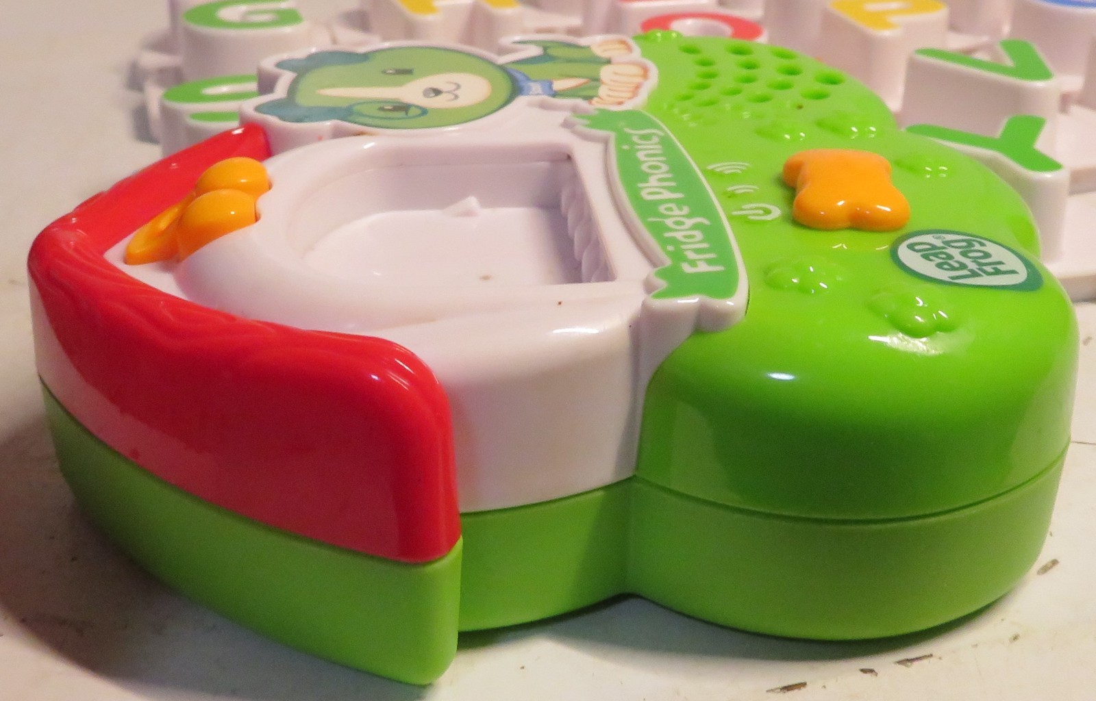 Leap Frog Fridge Phonics Scout Dog w/Cap Letters Electronic Magnetic INComplete