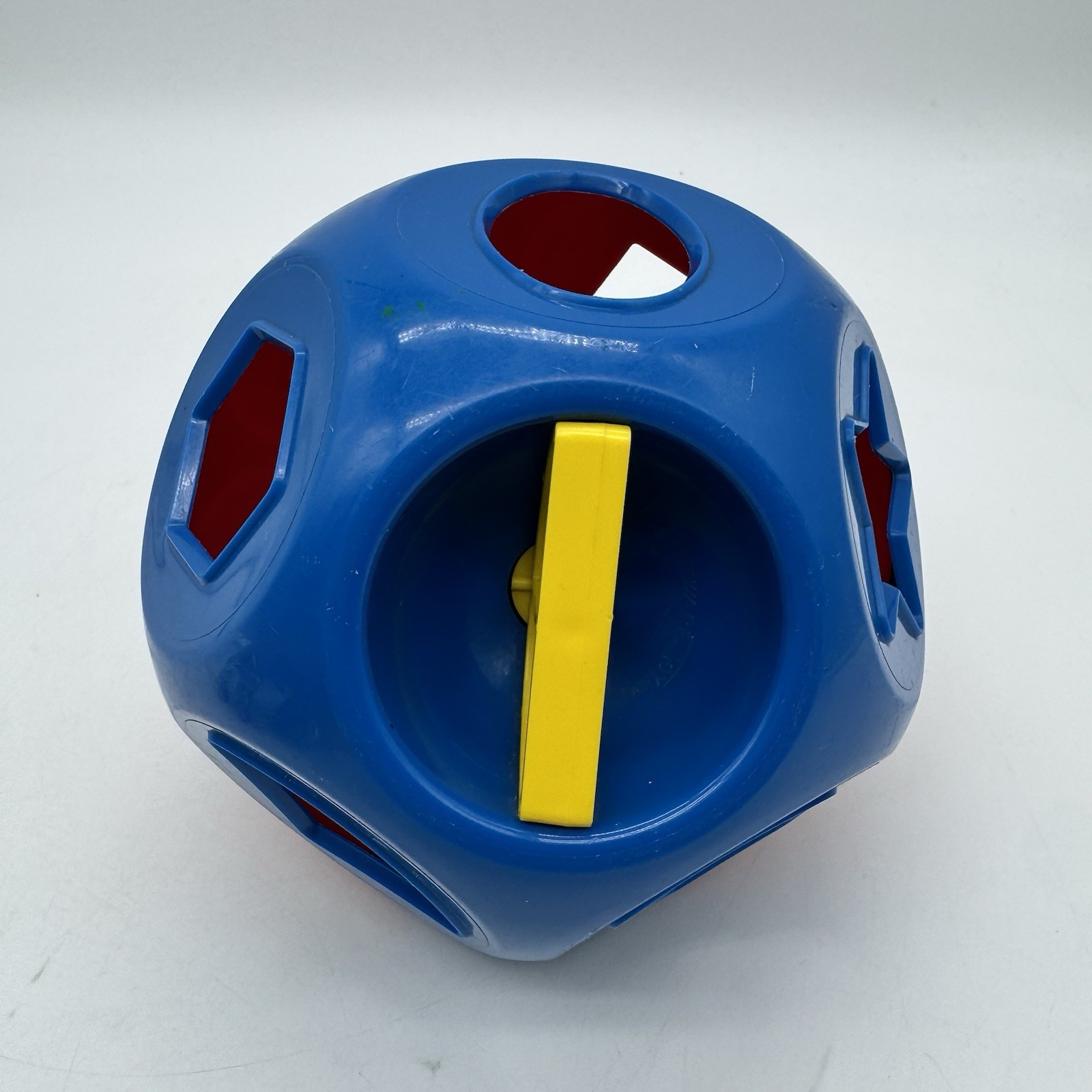 Tupperware Shape O Ball Puzzle Block Toy X10 Puzzle Piece Complete Red & Blue 10
