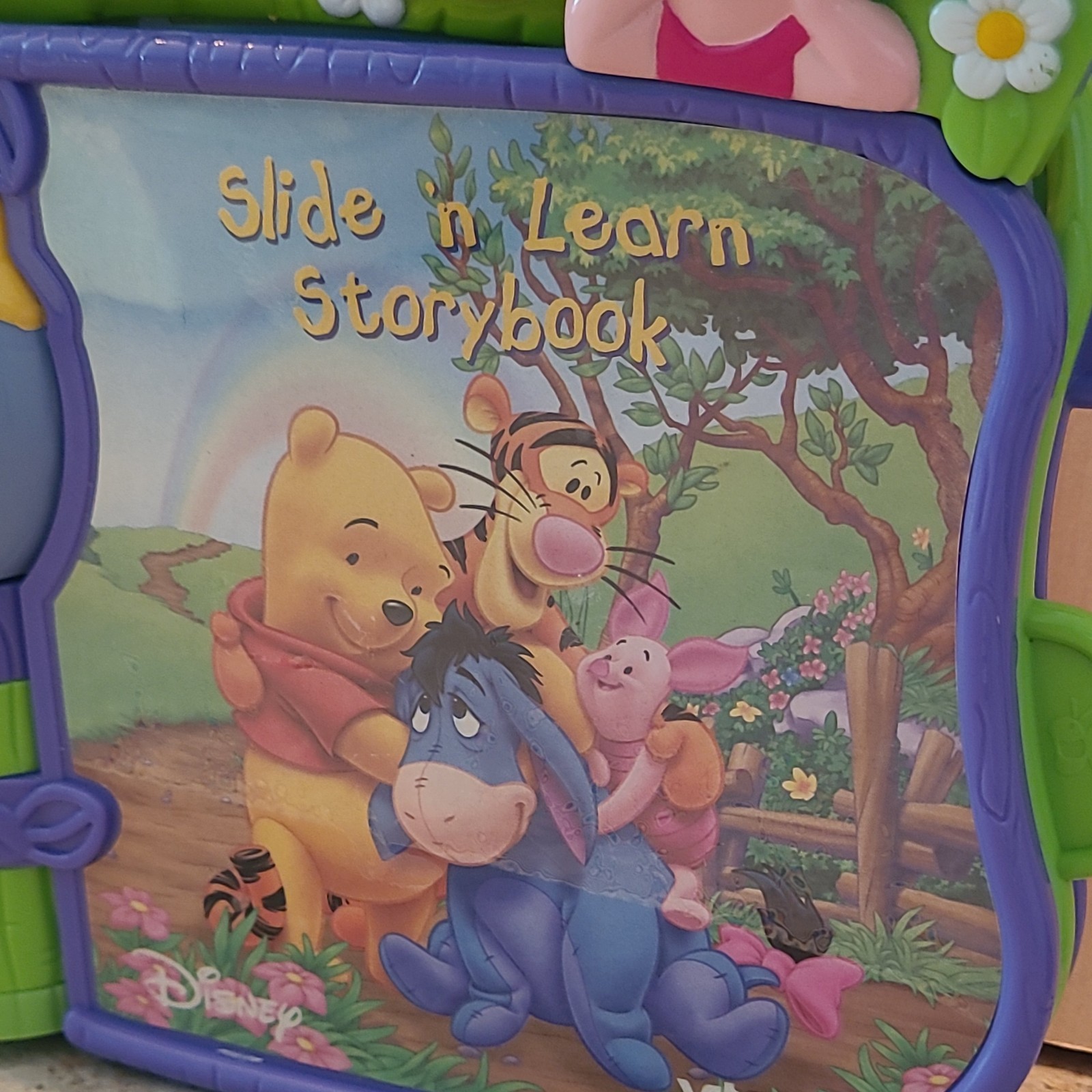 VTech Disney Winnie the Pooh Slide ‘n Learn Storybook Interactive Musical Toy