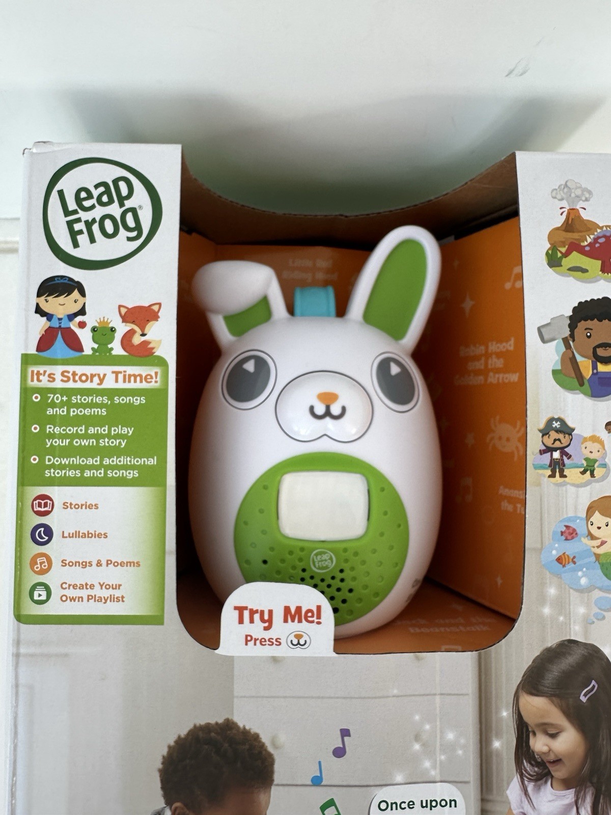 Leap Frog On-the-Go Story Pal LeapFrog Storyteller Lullabies Songs Poems 3+ 11a