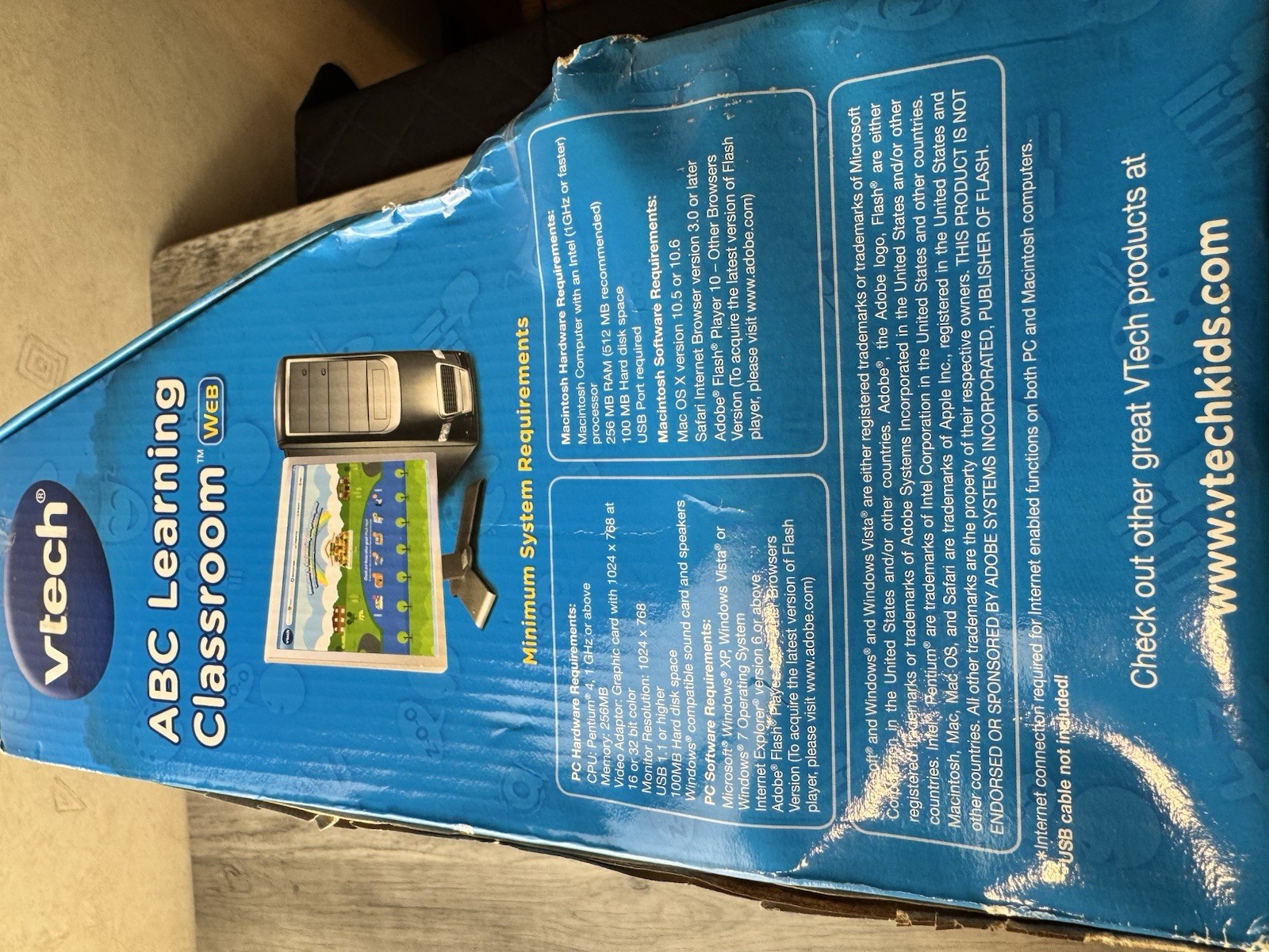 VTech ABC Learning Classroom with WEB – Interactive Box Torn